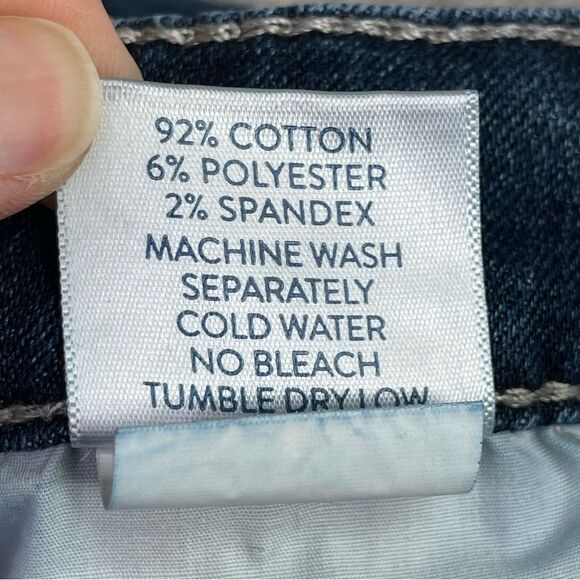 Daytrip Virgo Capri Jeans Women’s 30X24 Blue Straight Mod-Rise Dark Denim - Picture 8 of 13